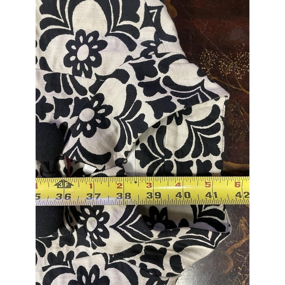 Vtg Lilly Pulitzer Black White Jacquard Daria Midi Coat Jacket Boho Luxury 4 - Picture 13 of 13